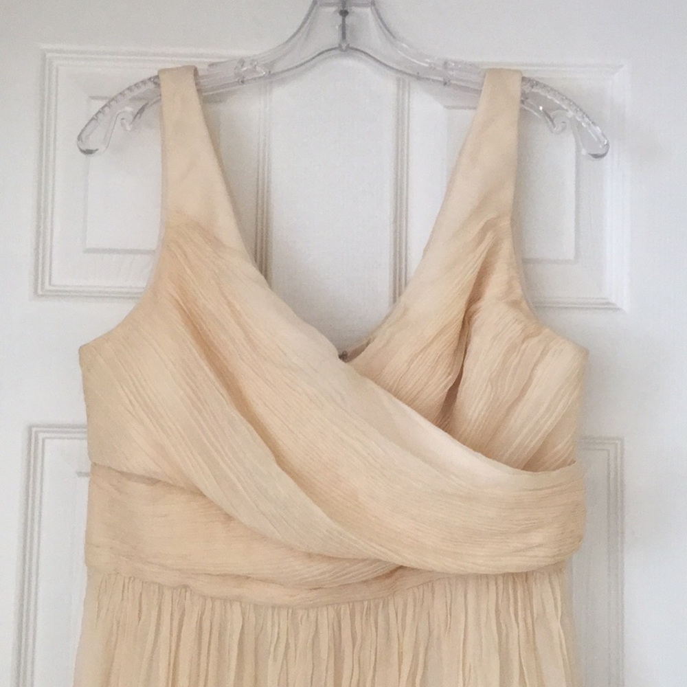 Cream JCrew Bridesmaid Dress